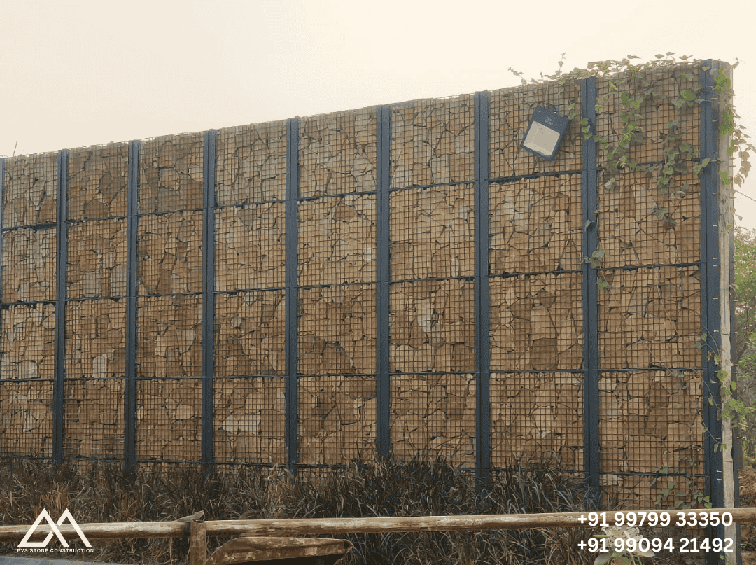 Dhangadhra random rubble stone masonry in Ahmedabad &ndash; project 23